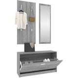  3-u-1 set ormarića za cipele sivog sonome konstruirano drva | Eponuda.com