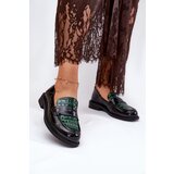 VINCEZA Lacquered Leather Women's Moccasins | ePonuda.com