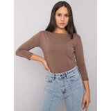 BASIC Feel Good Blouse-RV-BZ-7316.06X-brown | Shoptok.si