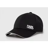 Karl Lagerfeld Kapa s šiltom črna barva, 542122.805616