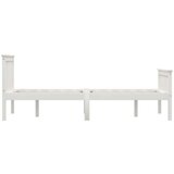  Za krevet od masivne borovine bijeli 120 x 200 cm | shoptok.hr