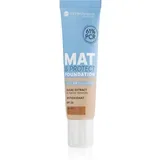Hypoallergenic dolgoobstojni matirajoči tekoči puder SPF 25 odtenek 08 Espresso 30 g