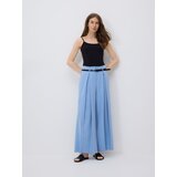 Reserved Hlače s naborima - svjetloplavo | shoptok.hr