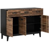 Livetastic komoda, naravne barve, črna | Shoptok.si