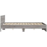  Okvir kreveta s uzglavljem LED siva boja hrasta 160x200 cm | Eponuda.ba