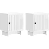  Noćni ormar 2 pcs Bijela visokog sjaja 43 x 34,5 x 50 cm | shoptok.hr