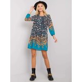 Och Bella Dress-TW-SK-BI-2667-2.92P-Sea | Shoptok.si