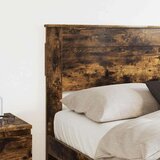  Uzglavlje s uzglavljem Dimljeni hrast 150 cm Konstruirano drvo | shoptok.hr
