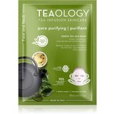 Teaology Face Mask Green Tea AHA maska iz platna s čistilnim in osvežilnim učinkom za obraz in vrat 21 ml Cene