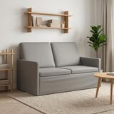  Kauč za dvoje Svjetlosiva 130 x 81 x 82 cm Bar&amp;scaron;un Slike