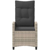  Ležaljke u vrtu 56 x 60 x 112 cm čelik - Svjetlosiva i tamnosiva | shoptok.hr