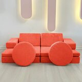 Atelier Del Sofa puzzle - orange orange 2-Seat sofa-bed Cene