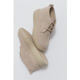 LuviShoes Valve Women's Beige Suede Boots | ePonuda.com