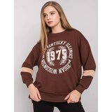 FANCY Sweatshirt-FA-BL-7231.33X-dark brown | Shoptok.si