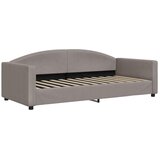  Dnevni krevet s madracem smeđesivi 90 x 200 cm od tkanine | shoptok.hr