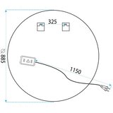 REA Bath Stensko ogledalo LED 90cm BAS P11416 | Shoptok.si