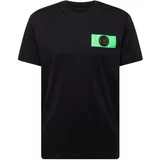 Plein Sport Majica svetlo zelena / črna
