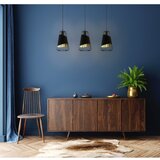 Eglo Austell viseća lampa 3xE27, 76,5 cm, crna/zlatna, 49448 | shoptok.hr