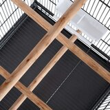  Kavez za ptice crni 54 x 54 x 146 cm čelični | shoptok.hr