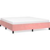 The Living Store Posteljni okvir roza 180x200 cm žamet - Posteljni Okvir, (21490461) | Shoptok.si
