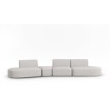 Milo Casa Svetlo siva sedežna garnitura iz šenilje levi kot 428 cm Paolo – | Shoptok.si