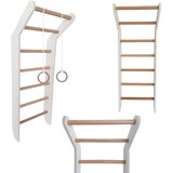 Monkey Gym Gimnastična lestev – telovadna, švedska lestev za dom in otroke Toddler bela, (5000077345) | Shoptok.si