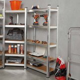 Vonhaus 5-stopenjski galvaniziran regal 1.8m | Shoptok.si