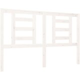  Uzglavlje za krevet bijelo 126 x 4 x 100 cm od masivne borovine | shoptok.hr