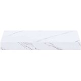  Stenska polica Beli marmor 40 x 23,5 x 4 cm Konstruiran les, (5000200782) | Shoptok.si