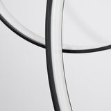 Thoro Črna aluminijasta LED viseča svetilka RIO – | Shoptok.si