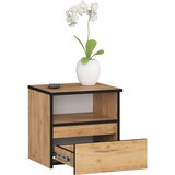 AKORD Cl1 Nočna Omarica, 1 Predal, Hrast Craft, (5000332012) | Shoptok.si