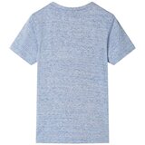  Dječja majica s kratkim rukavima plava prošarana 128 | shoptok.hr