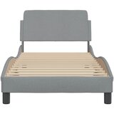  Okvir za krevet Dover svjetlosivi 90x190 cm od tkanine | Eponuda.ba