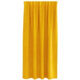  Zastore za tamu s trakama 2 kom Mustard žuti baršun | shoptok.hr