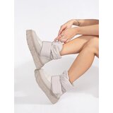 SEASTAR Gray insulated women's snow boots with a thick sole | ePonuda.com