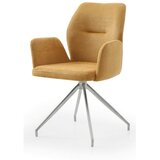 Livetastic Naslanjač Sofija, Rumena, Vrtljiv | Shoptok.si
