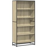 Maison Chic Knjižna omara - Knjižni regal sonoma hrast 80,5x35x170,5 cm inženirski les, (21725563) Cene