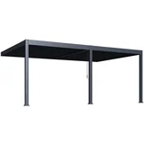 Bioklimatska pergola INTRO DUO 6×4 m, aluminij – pričvršćenje na zid