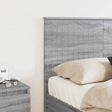  Uzglavlje s uzglavljem Siva Sonoma 135 cm Konstruirano drvo | Eponuda.ba