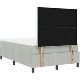  s opruga kutije Svijetlo siva 120 x 200 cm Baršun | shoptok.hr