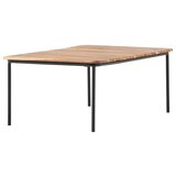 Venture Home Penh vrtni stolić 100 × 65 cm, prirodna boja drva | shoptok.hr