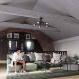  Stenska svetilka ARTEMIS 1 črna, (21347288) | Shoptok.si