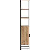  Kupaonski ormar s policom hrast artisan 33 x 33 x 185,5 cm | shoptok.hr