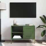 vidaXL TV ormarić maslinastozeleni 68 x 39 x 50,5 cm čelični | shoptok.hr