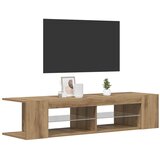 TV ormarić s LED svjetlima Artisan hrast 90x39x30 cm | Eponuda.com