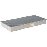 Cemo Talna prestrezna kadica iz fiberglasa, 3 x 200-l sod, z dovoljenjem, z jekleno mrežasto rešetko | Shoptok.si