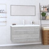 Maison Chic Kopalniški sestavi - Kopalniško pohištvo 3 kosi betonsko sivo, (21787653) | Shoptok.si