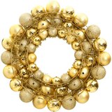  Božićni vijenac zlatni 45 cm polistiren | shoptok.hr