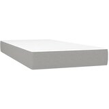  Madrac s džepičastim oprugama srednje tvrdoće svjetlosivi 100x190x20 cm bračni | shoptok.hr