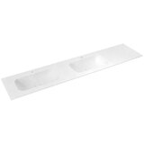 Sapho Bijeli dupli umivaonik od umjetnog kamena 220x51,5 cm Aruba – | shoptok.hr